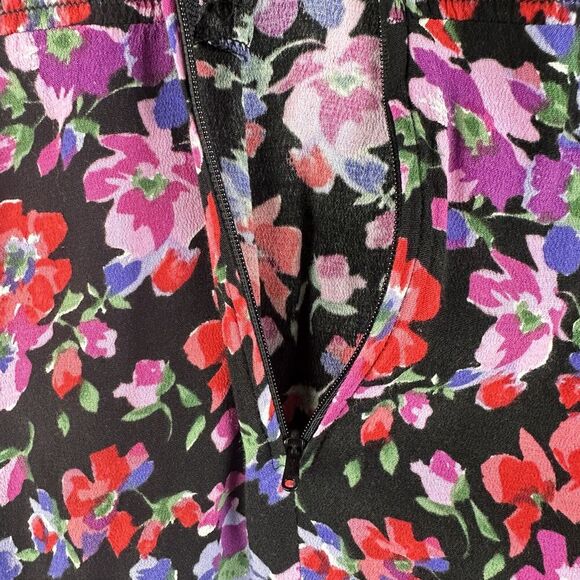 VTG Maggy London Maxi Dress Womens 6 Floral Prairie Romantic Y2K Whimsy Pockets - Picture 11 of 16